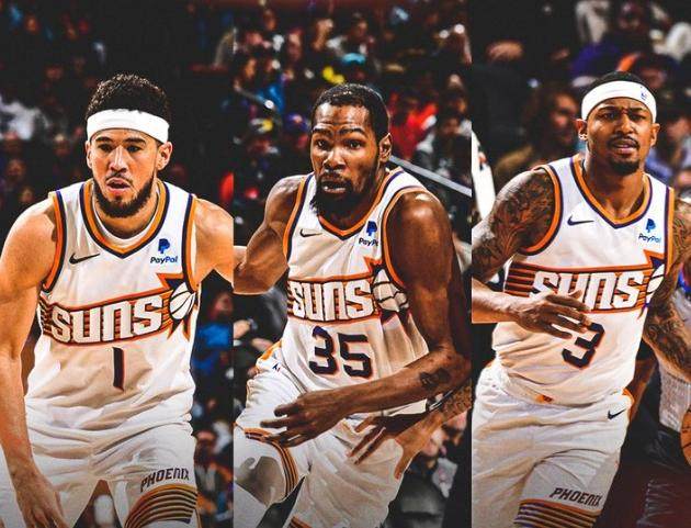 开云体育登录-三巨头合体首秀吃瘪 关键时刻疲软困扰太阳众超巨