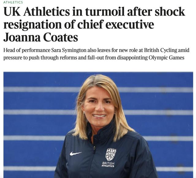 开云体育在线-英国田协高管“组团”辞职 英媒：田协陷入混乱之中