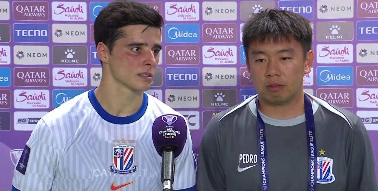 开云体育入口-特谢拉：两球落后又被罚下一人不得不回撤防线，我们尽力了